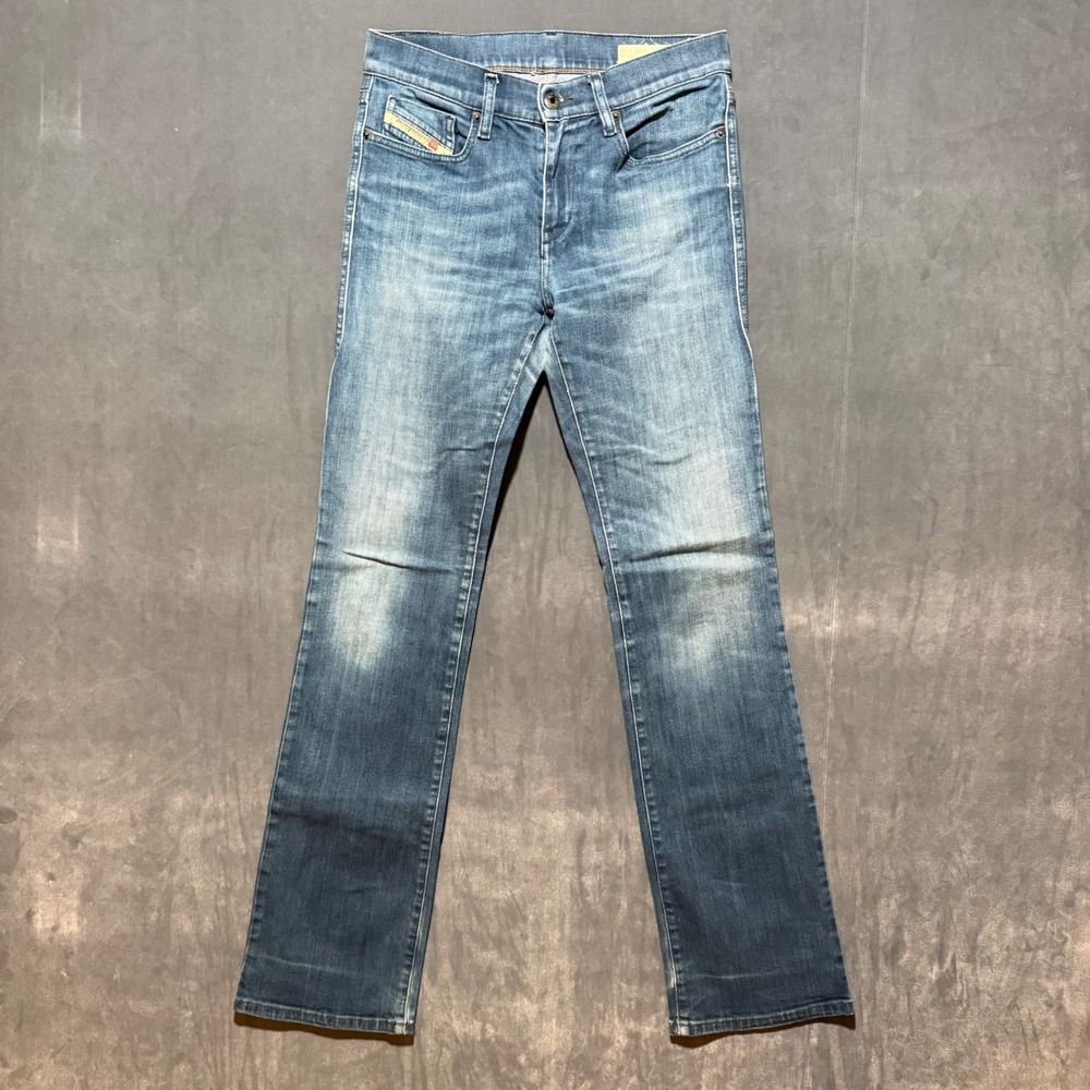Diesel Jeans Women 27 Blue Slim Bootcut Bootzee Medium Wash Denim Industry Y2k